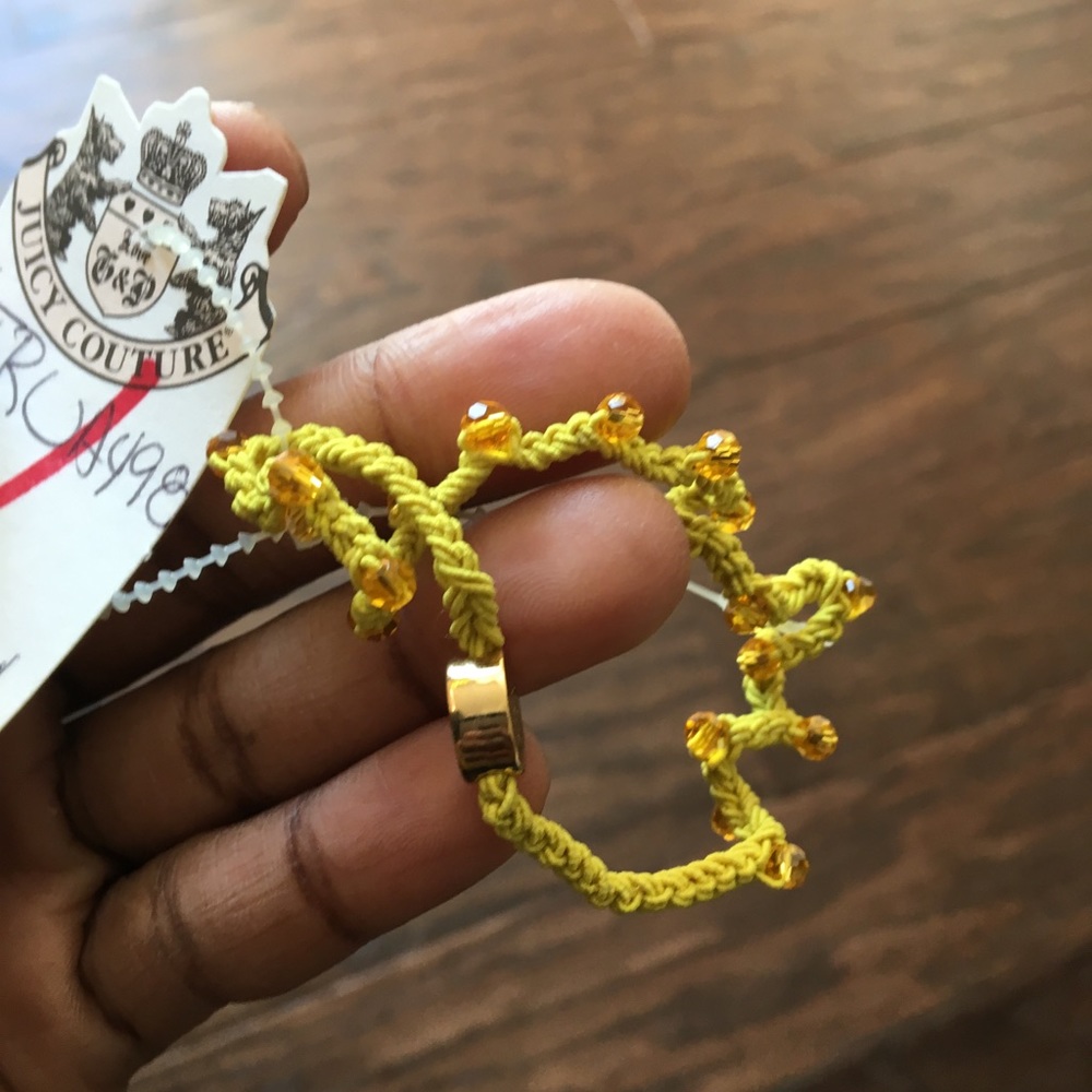 Juicy Couture hair tie.